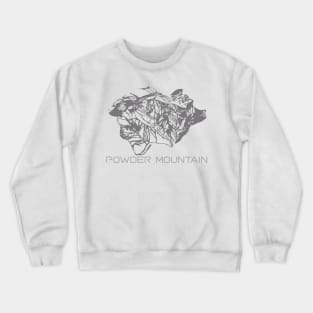 Powder Mountain Resort 3D Crewneck Sweatshirt